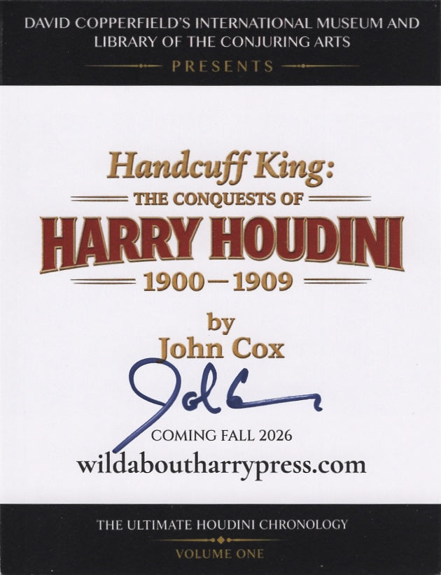 Handcuff King Signed Promo Card B