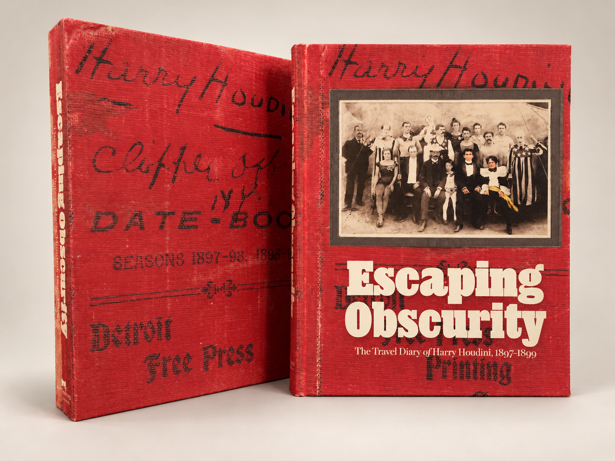 DELUXE COLLECTORS EDITION - Escaping Obscurity: The Travel Diary of Harry Houdini, 1897–1899